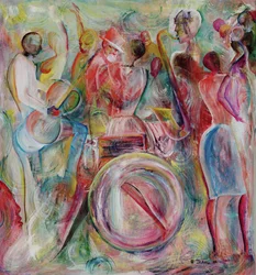 New Orleans, 2006 (akryl om bord)